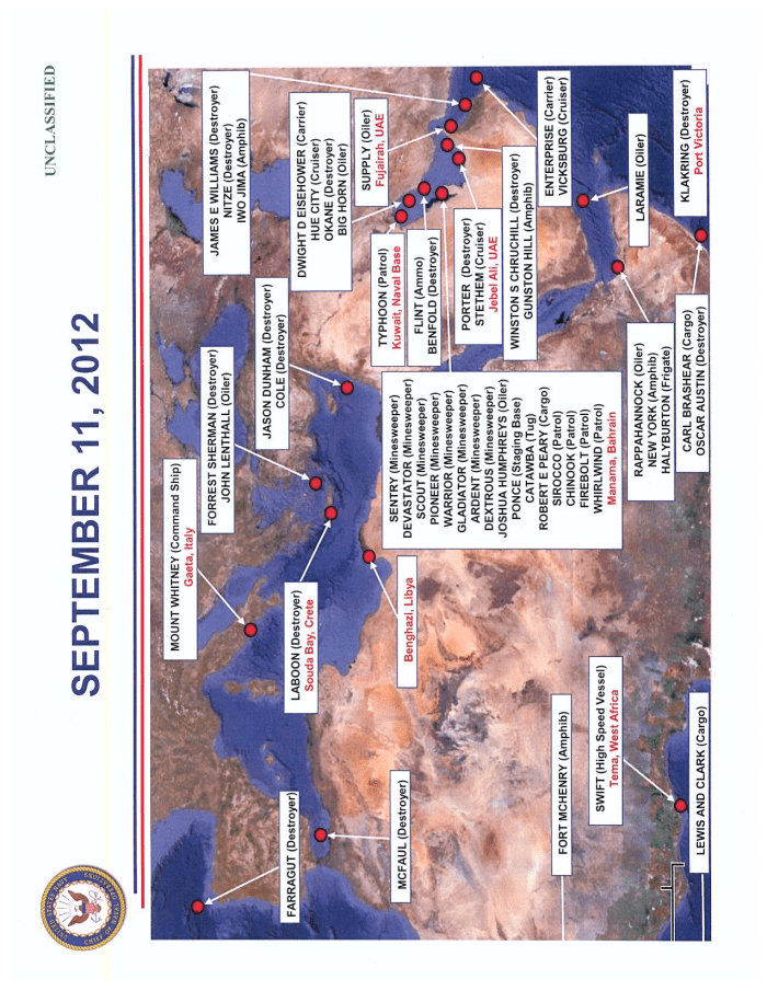 Fleet Positions Benghazi