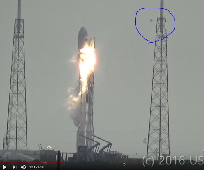 Anomaly B - on approach post-detonation